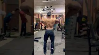 Build back muscle 💪 top 3 exercises #trending #shorts #gym #exercise #muscle #build