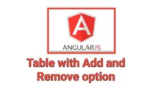 Angular JS Examples-Display Records in tables with add remove button