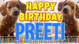 Happy Birthday Preeti! ( Funny Talking Dogs ) What Is Free On My Birthday