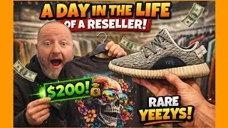 DAY IN THE LIFE OF A RESELLER - FOUND A INSANE $200 T-SHIRT & YEEZY?