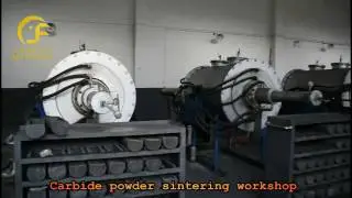 Titanium carbide powder tic powder sintering workshop