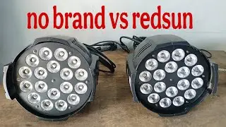 Review of Parled 18x10 Watt Full Color Redsun vs. Plain Parled without a brand