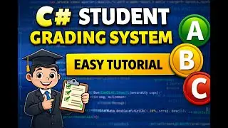 C# Console App Tutorial | Student Grading System for Beginners (.NET)