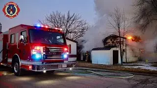 4th Alarm: 3 Moble Homes On Fire In Town & Country Trailer Park - Lakeshore Fire - 2025
