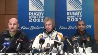 111004 Springbok Press Conferance