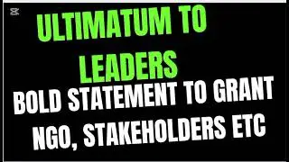 ULTIMATUM GIVING TO GRANT LEADERSHIP 