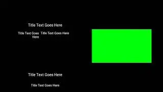 cinematic end screen  green screen