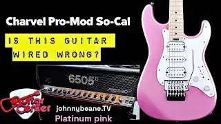 Is this Guitar Wired Wrong? The Charvel Pro-Mod So-Cal Platinum Pink at Guitar Center LIVE! 1/2/24