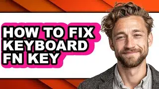 How to Fix Keyboard Fn Key (only Way)
