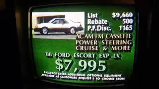 1988 Preston ford dealsrship commercial 