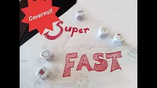 Superfast Cavern Maps with cheap blank dice