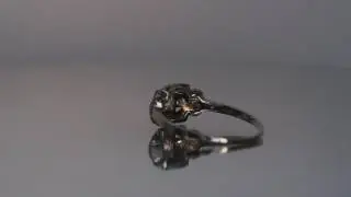 Antique Art-Deco *Gorgeous* 0.40cttw I VS, OEC Diamond Engagement Ring, Unique Design ATL #408