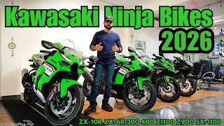 Kawasaki 2026 Bikes | Ninja 300, 400, 650, ZX6R, ZX-10R, SX100, Z900, Z1100, X-300 - Delta Buzz