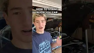 How to String Align your car! #cars #strings #alignment #motorsport #vlog #viral