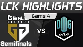 GEN vs DK Highlights Game 4 Semifinals LCK Spring Playoffs 2022 Gen G vs DWG KIA by Onivia