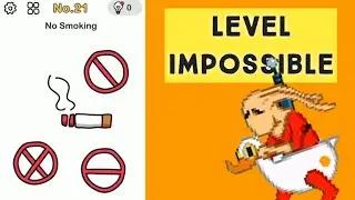 Brain Out Level 21 No Smoking Walkthrough | Level 21 | 22 | 23 | 🚬