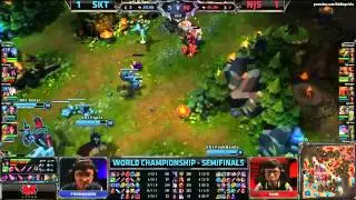 SKT Telecom T1 vs NaJin Black Sword Game 3 (S3 World Championship Semi Finals)