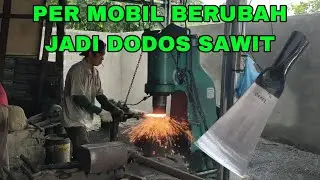 MESIN CANGGIH PENGHASIL UANG, PANDAI BESI, BLACKSMITH, PEMBUATAN DODOS SAWIT