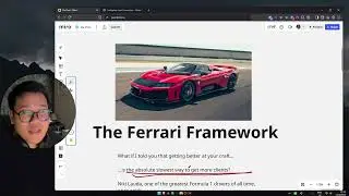 The Ferrari Framework - The Mindset for Making More Money with Less Work