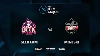 Geek Fam vs Mineski, The Kiev Major SEA Main Qualifiers