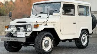 ランドクルーザー40 BJ41V 昭和57年 超希少ショートボディー観音開き 4MT 車検付 パワステ/エアコン/リアヒータ装備 茨城発 全国納車対応