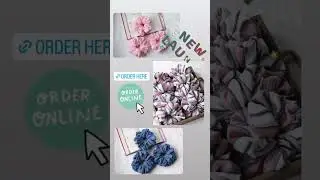 New oversized scrunchie launch #scrunchies #newlaunch #etsy #smallbusiness #ordernow #linkincomment