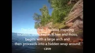 Apostle Islands Sea Caves | Meyers Beach Sea Caves by Paddleboard | www.bayfieldkayak.com