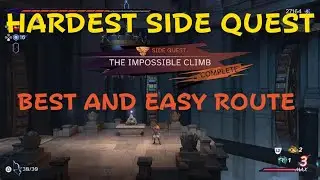 Prince of Persia: The Lost Crown side quest 'impossible climb' easy route