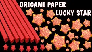 Lucky Origami Paper Star with Scrap Book|lucky paper 3dstar tutorial|3dpaperstar|Namis Passion Hubs 