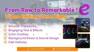Raw footage becomes remarkable content withEraXpert&rsquo;s professional video editing services.
