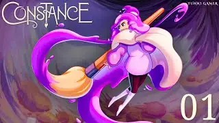 Прохождение игры CONSTANCE, часть 01 &mdash; Исчезающие хранилища, Босс цветочной литейной &mdash; Кубикус (п...