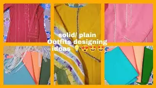 How to style and design solid color outfits.... 😍😍🌺🌺