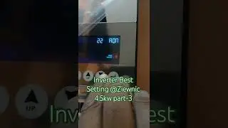 Inverter Best Settings part-3|Ziewnic 🌞💥🔥#short #shorts #shortvideo #bestsettings #setting #inverter
