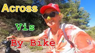 In the hills of Vis by bicycle. Sailing in Croatia. Part 8