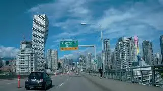City Driving Tour | Downtown Vancouver British Columbia Canada | Life in the City