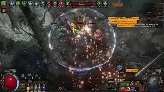 PoE 3.23 T16 Jungle Valley 5.6k wisp MF Pathfinder Detonate Dead of Chain Reaction