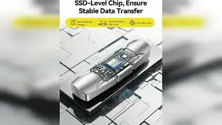 Review: MOVE SPEED 1TB Solid State Flash Drive 570MB/s High Speed USB Drive with Type C + USB ...