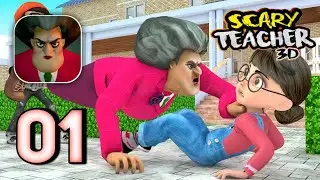 Scary teacher | Story gameplay | Part 1 of chapter 1 (android_ios) Techzdude