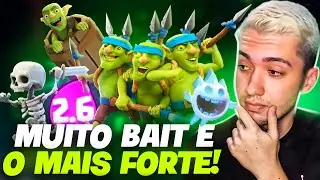 MELHOR DECK TOTALMENTE BAIT E SUPER RÁPIDO NO CLASH ROYALE!