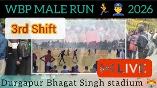 WBP MALE RUN 🏃👮&zwj;♂️ DURGAPUR &bull; 3RD SHIFT &bull;