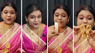 My Latest Gold Plated Bridal Jewellery Set | Original Sankha | Forming Gold Jewellery 