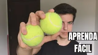 Aprenda fácil em casa: malabarismo com 2 bolas