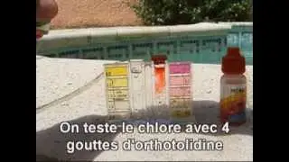 Tests de pH et de Chlore d'une piscine