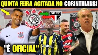 🚨QUE BOMBA! CORINTHIANS CONFIRMOU REFORÇO! DIRETORIA DECIDIU! ÚLTIMAS NOTÍCIAS DO CORINTHIANS!