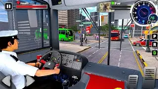 City Bus Simulator 3D 2025 - New Realistic Coach City Bus Driving Simulator - Android GamePlay