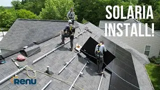 Renu Energy Solutions Solaria Install