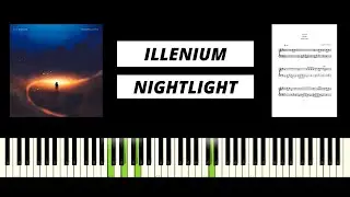 ILLENIUM - Nightlight (BEST PIANO TUTORIAL & COVER)