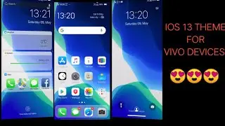 IOS 13 THEME FOR VIVO WITH CONTROL CENTER,LOCKSCREEN AND LOCKSCREEN FEED