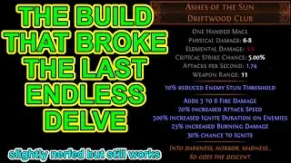 Smart Players Broke 2021's Endless Delve. The Build Still Works, Nerfs Were Small. Path Of Exile POE