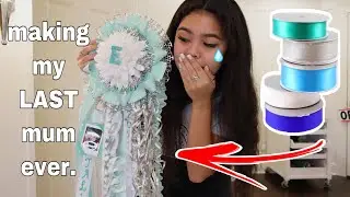 Make and Decorate my Homecoming Mum with Me!